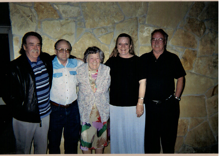 Grandma, Katie,Uncles Bo,Sam and Jerry